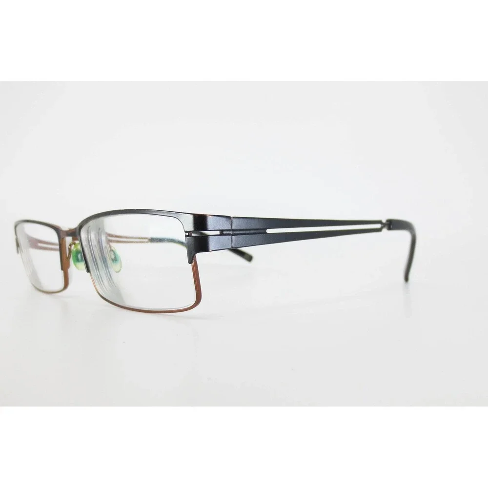 Zyloware Eyeglass Frames Matte Black Bronze Rectangle S 6005 C.021 54-18-150
